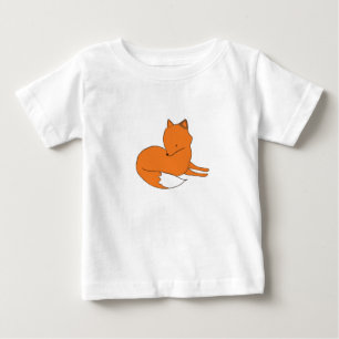Pour Bébé T-shirt Fox Baby Fine Jersey, blanc