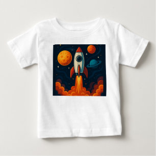 Pour Bébé T-shirt fusée