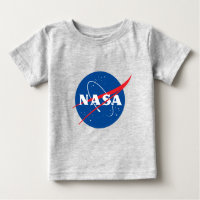 T-shirt gris Mercury Baby de la NASA