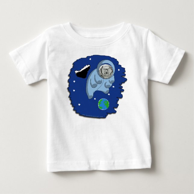 Pour Bébé T-shirt infantile Astro-Tardigrade (Devant)