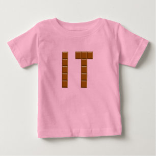 Pour Bébé T-shirt jersey fin rose Bébés CHOCOLAT ITALIE