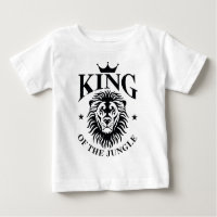 T-shirt King Of The Jungle Baby