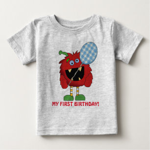 Pour Bébé T-shirt Little Monster premier anniversaire