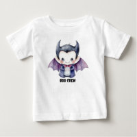 T-shirt personnalisé "Boo Crew" avec mignonne Drac