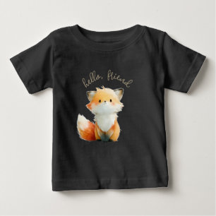 Pour Bébé T-Shirt Petit Renard Amical