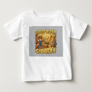 Pour Bébé T-Shirt Ruée vers l'Or de Rires - Animaux de Mineu