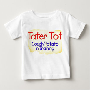 Pour Bébé Téléphage de doigt de Tater dans le T-shirt de
