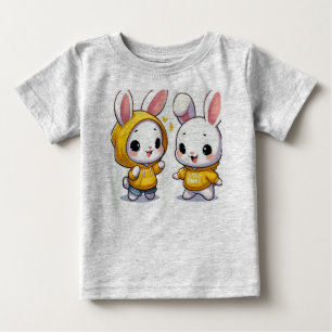Pour Bébé un mignon t-shirt lapin