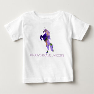 Pour Bébé Unicorn Brave Baby Fine Jersey T-shirtBaby T-shirt