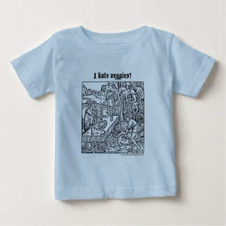 Pour Bébé Vlad "je déteste le légume !" T-shirt infantile