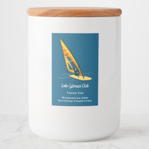 Pour Bocaux Étiquette alimentaire de planche à voile