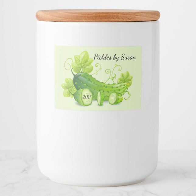 Pour Bocaux Étiquette Canning Pickle (Devant)