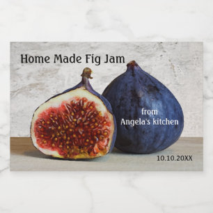 Pour Bocaux Étiquette de conteneur de confiture de fig