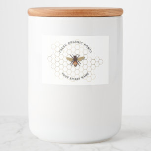 Pour Bocaux Étiquette de la nourriture des abeilles de miel