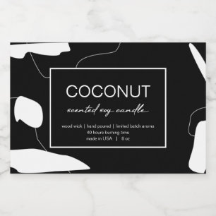 Pour Bocaux Étiquette de produit de bougie Conception abstrait