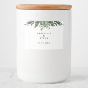 Pour Bocaux Foliage Feuille de mariage Favoriser Étiquette de 