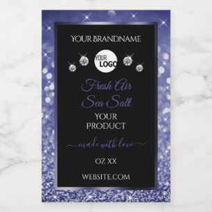 Pour Bocaux Logo du Étiquette de produits de Parties scintilla