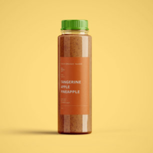 Pour Bocaux Luxe minimaliste Jus Smoothie Bouteilles Étiquette