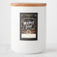 Modèle de Étiquette de sirop d'érable personnalisé