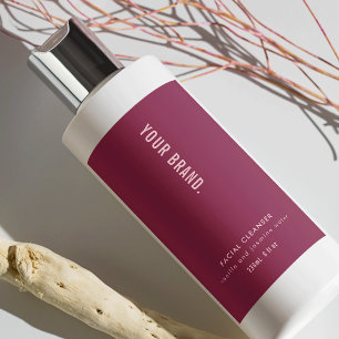 Pour Bocaux Produit Mulberry & Rose moderne Étiquette étanche