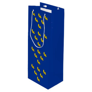 Pour Bouteille Drapeau de Sussex Sac cadeau de vin