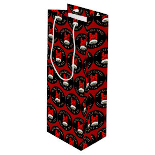 Pour Bouteille Lourd Métal Noël Moyen Cadeau Sac