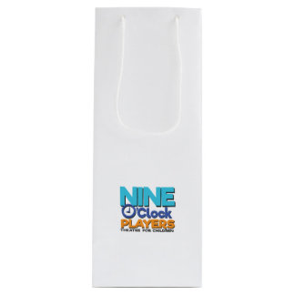 Pour Bouteille Sac cadeau avec logo couleur NOP