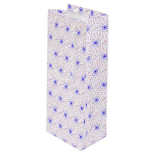 Pour Bouteille Sac cadeau - Cercles d'étoiles