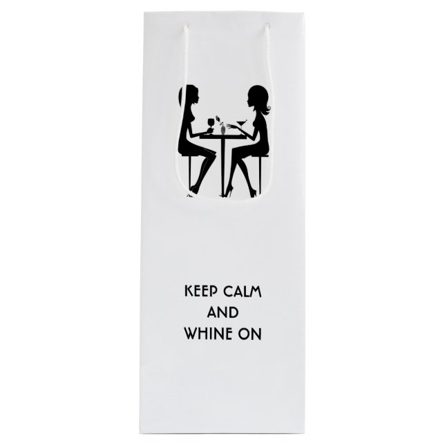 Pour Bouteille Sac cadeau de vin (Devant)