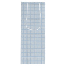 Sac cadeau de vin bleu plaqué