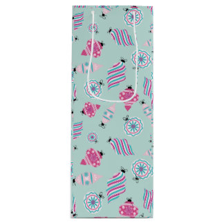 Pour Bouteille Sac cadeau de vin Mint Jolly Baubles