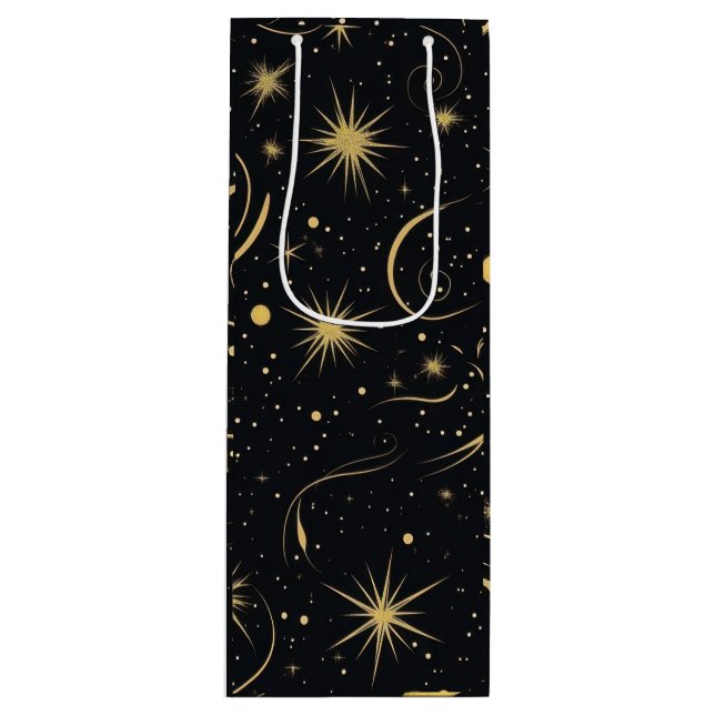 Pour Bouteille Sac cadeau vin céleste (Devant)