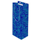 Sac Cadeau Vin Fleurs Tropicales Abstrait