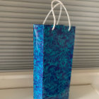 Sac Cadeau Vin Fleurs Tropicales Abstrait