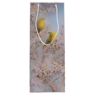 Pour Bouteille Sac Cadeau Yellow Birds