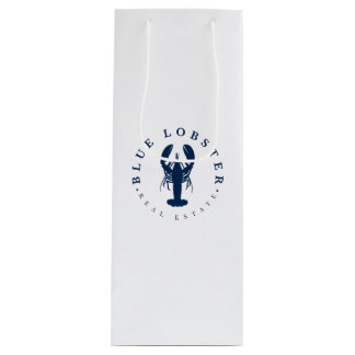 Pour Bouteille Vin de homard bleu | Sac cadeau