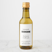 Étiquettes Moonshine faits maison