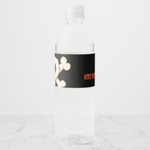 Pour Bouteilles D'eau BOTTLE ÉTIQUETTE "crânes"