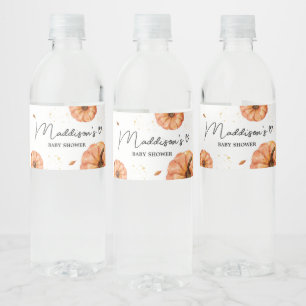 Pour Bouteilles D'eau Étiquette de bouteille de Baby shower minimaliste 