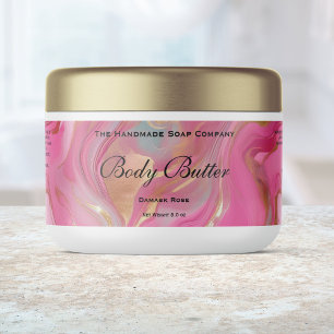 Pour Bouteilles D'eau Étiquette de pot de cosmétique Beurre Corporel Mar