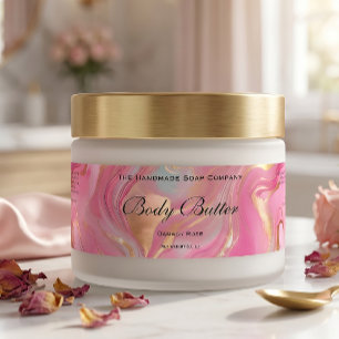 Pour Bouteilles D'eau Étiquette de pot de cosmétique Beurre Corporel Mar