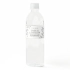 Étiquette de produit de bocal à beurre floral noir