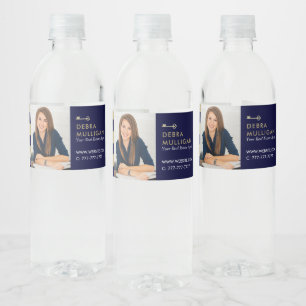 Pour Bouteilles D'eau Immobilier Promotionnel Étiquette de bouteille d'e