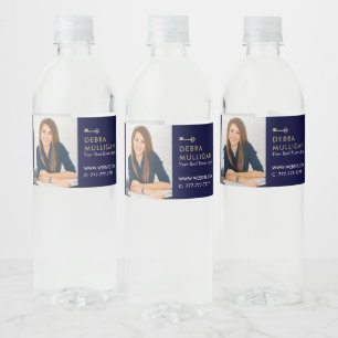 Pour Bouteilles D'eau Immobilier Promotionnel Étiquette de bouteille d'e