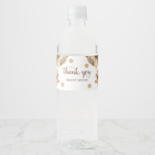 Pour Bouteilles D'eau Teddy Bear Merci bébé Show Water Bottle Étiquette