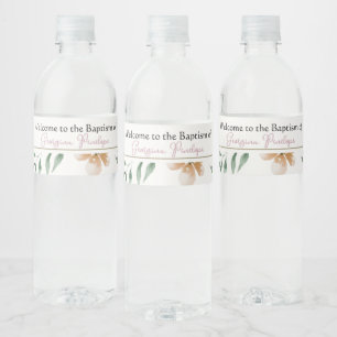 Pour Bouteilles D'eau Zoe Wine Étiquette
