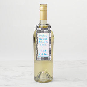 Pour Bouteilles Étiquettes de bouteille personnalisées noir et bla