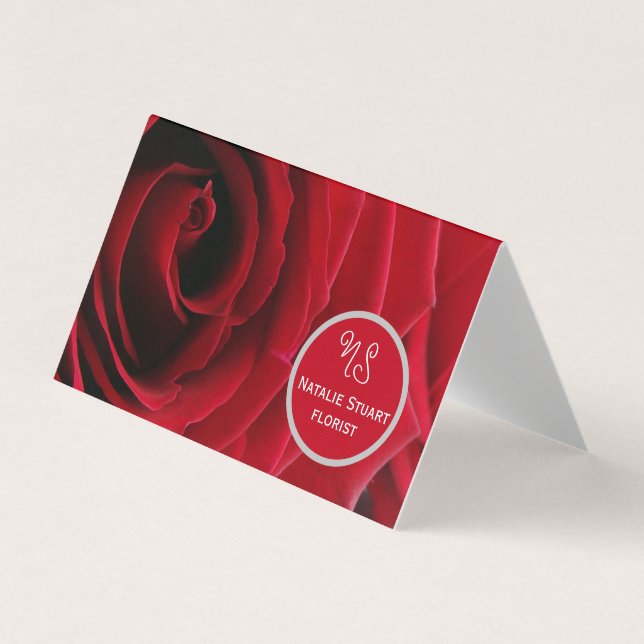 pour Carte de visite fleuriste (Devant)
