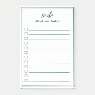 Pour effectuer des notes de post-it Turquoises sur