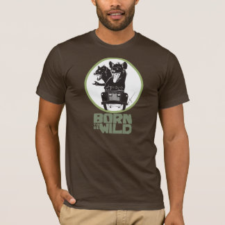 (Pour être) T-shirt sauvage né d'hyènes de roche